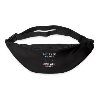 sweet on the streets smart with the sheets Design - Bum bag - black - Front
