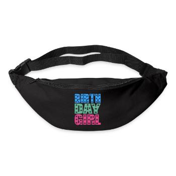 birthday girl - Bum bag - black - Front