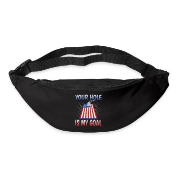 Ton trou est mon but - Sac banane - noir - Devant