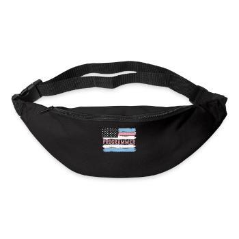 US Pride Web Developer Informatics Gift Idea - Bum bag - black - Front