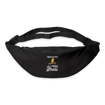 Agaporniden I Unzertrennliche Motiv für Vogel - Gürteltasche - Schwarz - Vorne