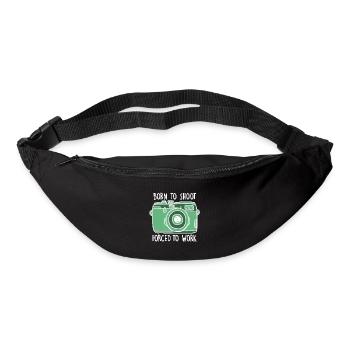 Fotografen Spruch Hobby Fotograf - Gürteltasche - Schwarz - Vorne