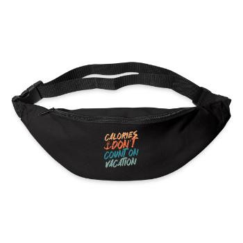 Calories Don't Count On Vacation - Bum bag - black - Front