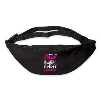Scottish Highland cattle Highland Cattle - Bum bag - black - Front