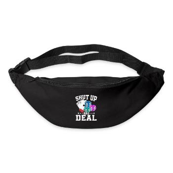 Shut Up And Deal Gambling Poker Player - Bum bag - black - Front