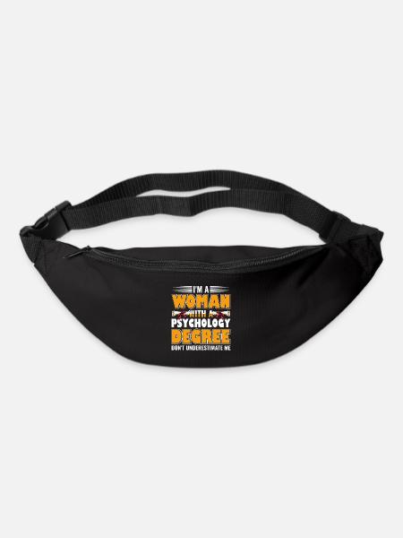Woman with psychology degree School psychologist - Bum bag - black