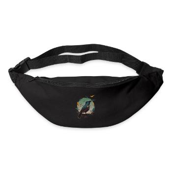 Nature Lovers - Charming Hummingbird - Gürteltasche - Schwarz - Vorne