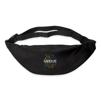 Garten Leben Lustig Gartenarbeit Liebhaber Pflanze - Gürteltasche - Schwarz - Vorne
