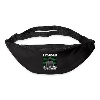 True Crime Murder Spy Crime Intérêt Idée cadeau - Sac banane - noir - Devant