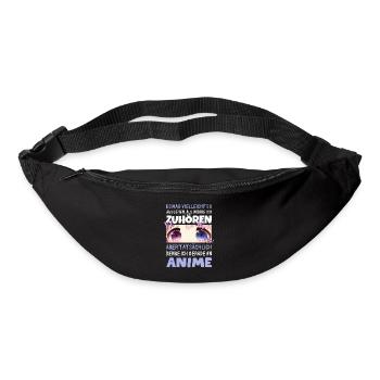 Sarkastisches Kawaii Statement für Manga-Liebhaber - Gürteltasche - Schwarz - Vorne