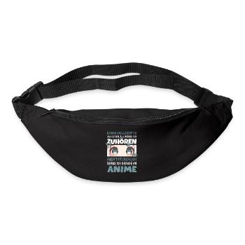 Sarkastisches Kawaii Statement für Manga-Liebhaber - Gürteltasche - Schwarz - Vorne