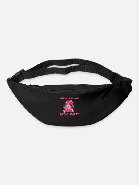 Niedlicher Sprachpathologe Gnom - Gürteltasche - Schwarz