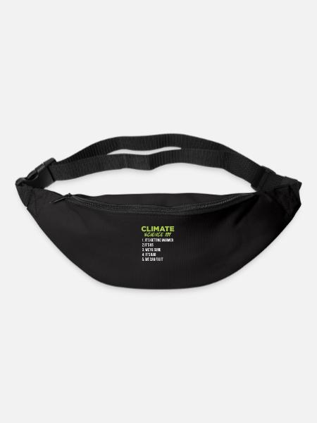Klimawandel - Gürteltasche - Schwarz