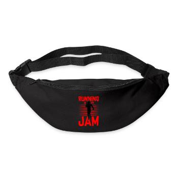 Running Is My Jam 4 - Sac banane - noir - Devant