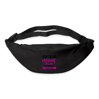 Stop Crying Mom, Just My First Day Of Preschool 4 - Bum bag - black - Front