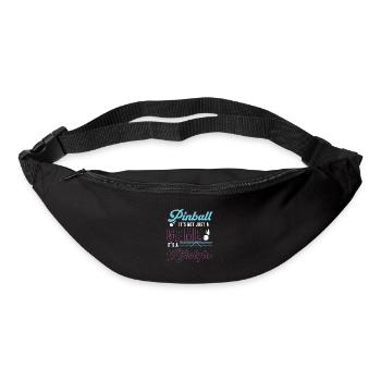 Pinball is not just a game Funny pinball - Bum bag - black - Front