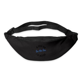 idée Cadeau frère. cadeau frères et sœurs. - Sac banane - noir - Devant