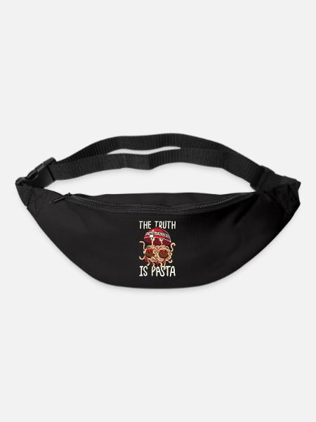 Fliegendes Spaghettimonster FSM Pastafarian - Gürteltasche - Schwarz