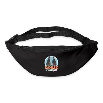 Doberman Dog Owner Dobie Grandpa Gift - Bum bag - black - Front