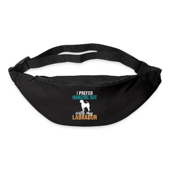 Labrador Liebhaber Geschenke - Gürteltasche - Schwarz - Vorne