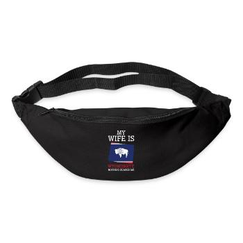 Nothing Scares Me Wyomingite Wife Wyoming - Bum bag - black - Front