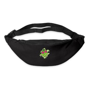 Coconut while golfing fruit palm tree - Bum bag - black - Front
