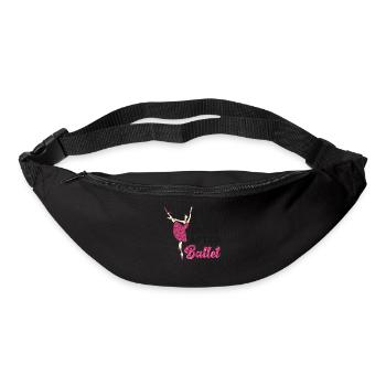 Ballet Dancer Dance Girl Ballerina - Gürteltasche - Schwarz - Vorne