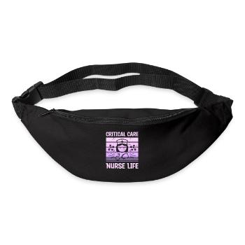 Critical Care Nurse Life CCRN ICU Nurses - Bum bag - black - Front