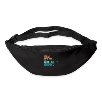 Hund Agility Design Für Hundebesitzer Trainer - Gürteltasche - Schwarz - Vorne