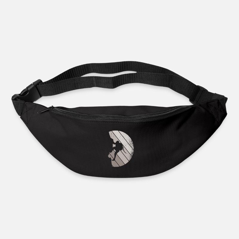 Klettern Bouldern - Gürteltasche - Schwarz