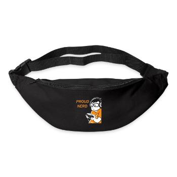Jeu, Nerd, Nerd - Sac banane - noir - Devant