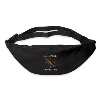 Bassoonist design for woodwind orchestra - Bum bag - black - Front
