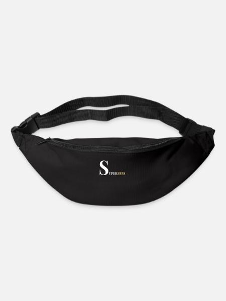Superpapa - Sac banane - noir