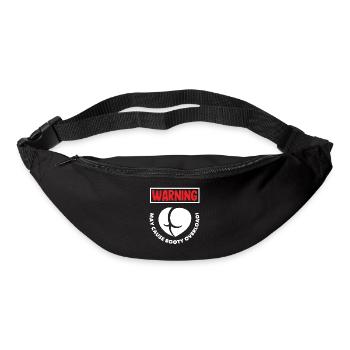 Warning: May Cause Booty Overload - Gürteltasche - Schwarz - Vorne