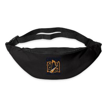 I Always Harp On Konzertharfe Harfenmusik - Gürteltasche - Schwarz - Vorne