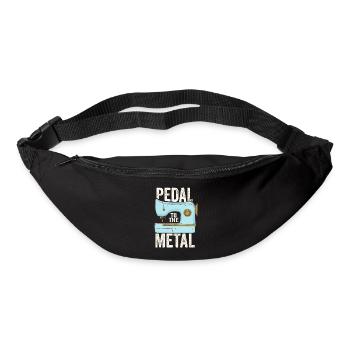 Pedal To The Metal Sewing Machine - Bum bag - black - Front