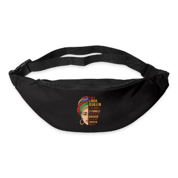 Libra Queen Geschenk Tierkreis Sternzeichen Waage - Gürteltasche - Schwarz - Vorne