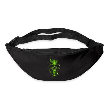 Totenkopf Skull - Gürteltasche - Schwarz - Vorne