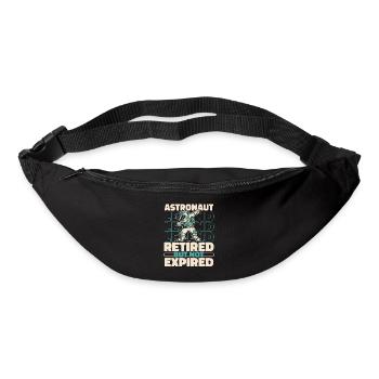 Astronaute, astronaute, astronaute, cosmonaute à la retraite - Sac banane - noir - Devant