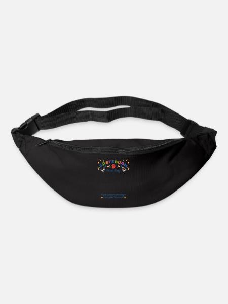 Gästebuch 9 Geburtstag Kindersekt - Gürteltasche - Schwarz