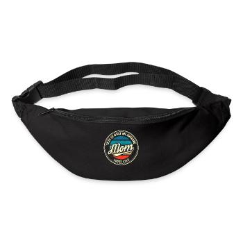 Muttertag Mutter Mummy Erster Retro Geschenk - Gürteltasche - Schwarz - Vorne