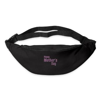Happy Mother's day - Gürteltasche - Schwarz - Vorne