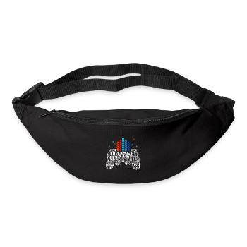 Controller motif for real gamers and gamers - Bum bag - black - Front
