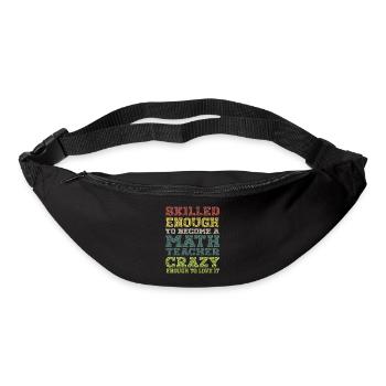 Lustiger Mathe Lehrer Spruch Mathematik - Gürteltasche - Schwarz - Vorne
