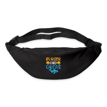 Orca Wal Geschenke - Gürteltasche - Schwarz - Vorne