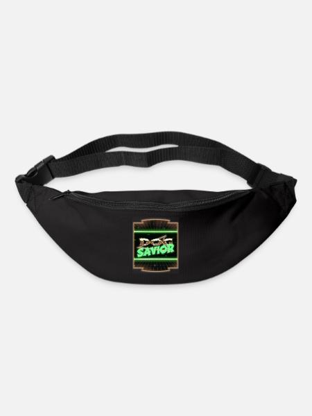animal rights protect against animal cruelty lover - Gürteltasche - Schwarz