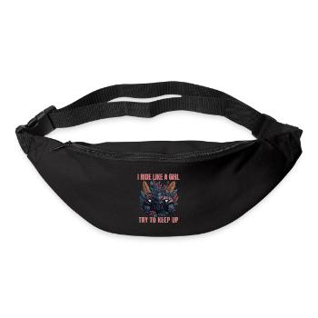 Quad Girl I Ride Like a Girl Quad - Sac banane - noir - Devant