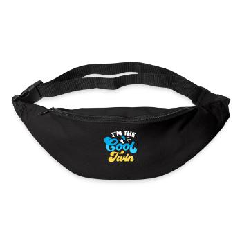 I'm the cool twin humor twins funny - Bum bag - black - Front