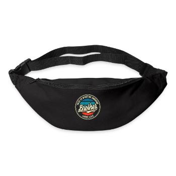 Best Brother Retro Brother Heart Bro Gift - Bum bag - black - Front