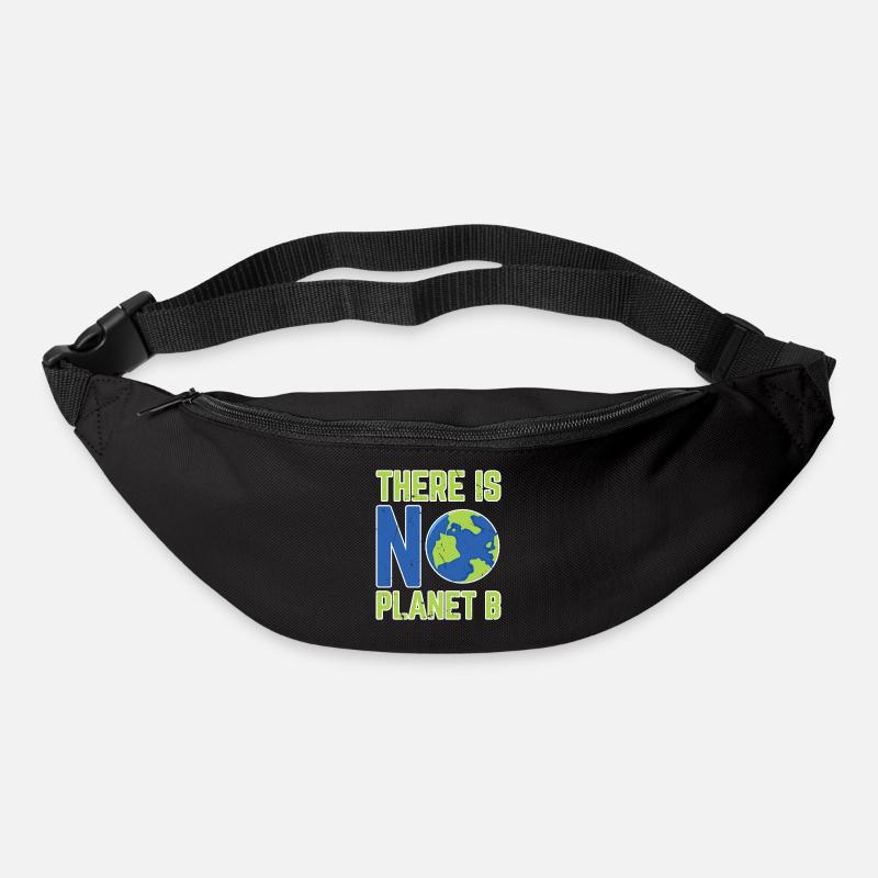 There is no Planet B - Gürteltasche - Schwarz